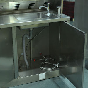 สถานีปฏิบัติการพยาธิวิทยาแบบ Gross Station สไตล์อเมริกัน/ยุโรป ทำจากสแตนเลส สำหรับผู้ปฏิบัติงานสองคน - Product Image 2