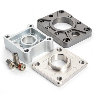 CNC Custom Machined Aluminum Mounting <b>Plate</b> <b>Ring</b> and Bolts for Precision Applications - Product Image 2