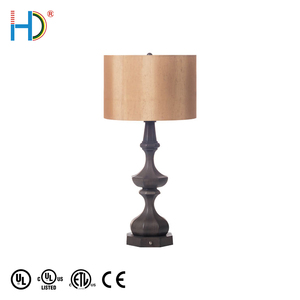 Designer Américain Moderne Chêne Cérusé Finition Bois Pour Lampe de Table De Bureau - Product Image 1