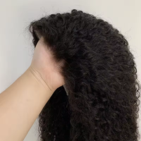 Vente en gros perruque lacet jerry curl à cuticules alignées cheveux naturels cabello humano, perruque sans colle 5*5 cheveux cheveux naturels