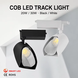 Projecteur mural LED COB CE ROHS 20W 30W, éclairage de fond et de surface 60 °   Spotlight sur rail à 2, 3, 4 ou 6 fils DALI - Product Image 2