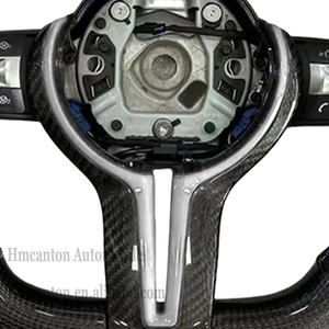 <span class=keywords><strong>Volant</strong></span> de voiture en cuir perforé en fibre de carbone personnalisable pour BMW Série 3 Série 5 M3 M5 M6 F10 F20 F30 F90 F01 F02 - Product Image 2
