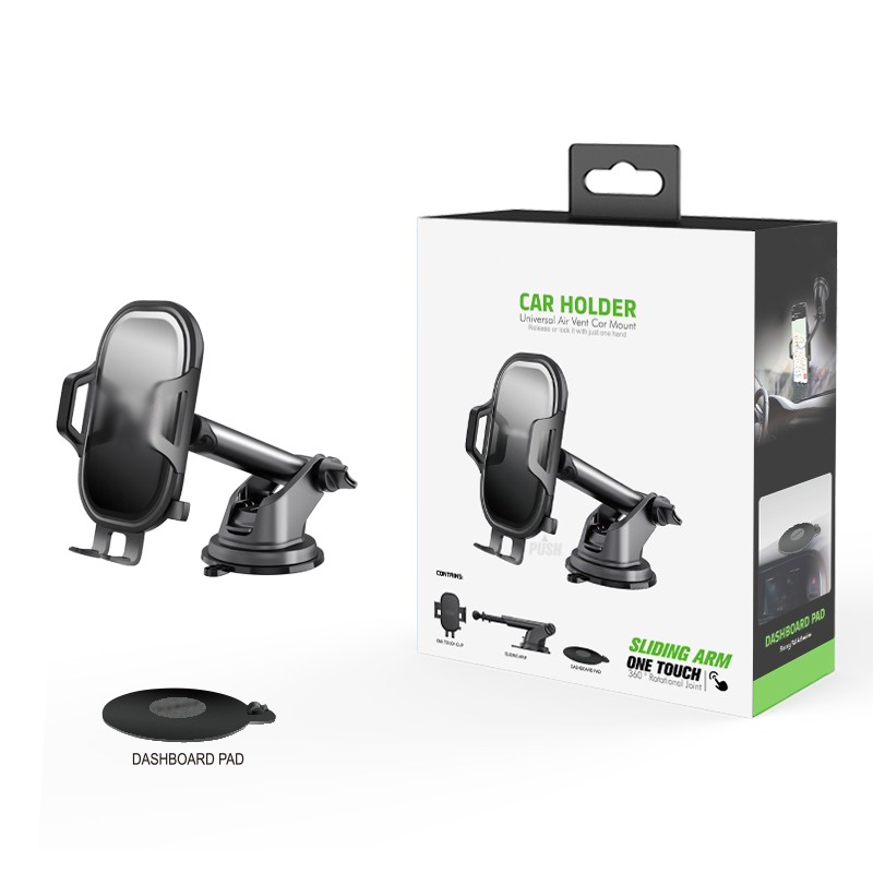 Липкая Присоска на лобовое стекло 2 Автомобильный держатель с одним касанием для удобного безопасного вождения