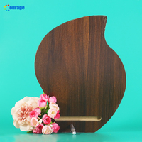 Plaques en bois en forme de feuille, Sublimation personnalisée à vendre MB-05