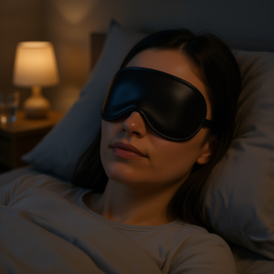 Máscara de Gel para Ojos, Terapia Fría y Caliente, para Migraña, Estrés, Dolor de Cabeza, Ojos Hinchados, Envoltura de Hielo Multiángulo, Negra - Product Image 2