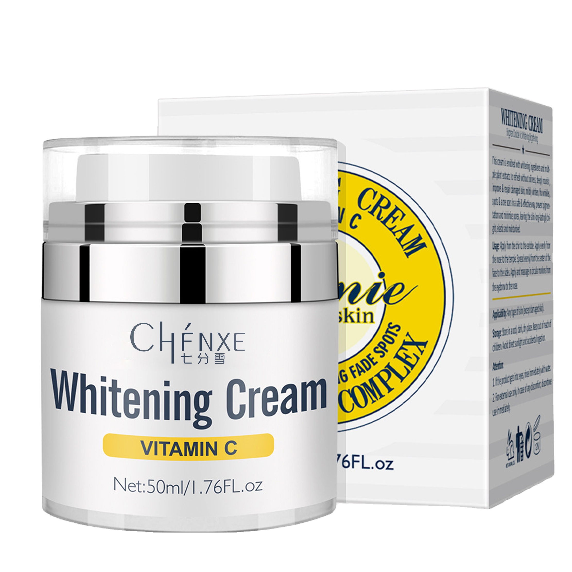 Private Label OEM ODM Skin Care Vitamic C Whitening Cream Beautiful Moisturizing VC Face Cream