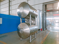 Cuve à bière brillante en acier inoxydable de qualité alimentaire avec enveloppe chauffante, réservoir sous pression et capacité de 200 L pour bière artisanale