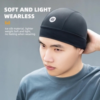 ROCKBROS-Gorro con forro para casco de motocicleta, gorros transpirables con estampado de calavera
