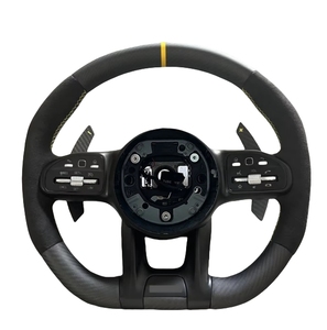 Volant de voiture en fibre de carbone personnalisé pour <span class=keywords><strong>Mercedes</strong></span> benz W205 W206 <span class=keywords><strong>G53</strong></span> G500 G550 W167 W177 W190 W213 W217 W222 W212 W223 W211Amg - Product Image 2