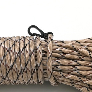 พวงกุญแจตะขอสปริงขนาดเล็กทำจากโลหะผสมสังกะสี รับน้ำหนักได้ 15 กก. อุปกรณ์เสริมสำหรับกิจกรรมกลางแจ้ง EDC รูปทรงตัว D - Product Image 1