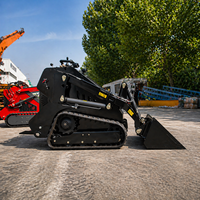 Kompaktlader-Hersteller mit EPA Honda-Motor, Hydraulischer Raupenlader, Mini-Kompaktlader für den Heimgebrauch
