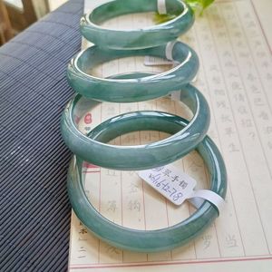 Gioielli di Lusso in Giadeite di Grado A, Bracciali in Giada Verde 54-62MM, Gioielli da <span class=keywords><strong>Festa</strong></span> per Donne, Regalo per la <span class=keywords><strong>Festa</strong></span> della <span class=keywords><strong>Mamma</strong></span>, <span class=keywords><strong>Bracciale</strong></span> in Giada - Product Image 1