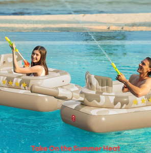 Flotador de Piscina para Niños, Fabricado en Vietnam, con Cañón de Agua, Juguete Acuático, Balsa Flotante para Lago o Piscina - Product Image 4