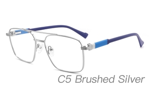 Marcos de anteojos de metal óptico de lujo para hombre, venta al por mayor, marcos de anteojos de gama alta, marcos de anteojos ópticos, logotipo personalizado - Product Image 5