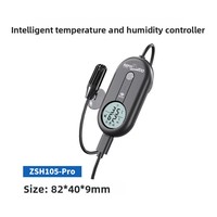 Thermomètre hygromètre intelligent WiFi REPTIZOO pour reptiles, moniteur numérique LCD de température et d'humidité avec contrôle par application, terrarium pour reptiles