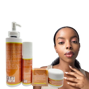 Rende la pelle morbida giovane nutriente ringiovanire Anti-rughe brufolo Acne e invecchiamento della pelle macchie scure alfa corpo Set di Kit Private Label - Product Image 2