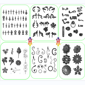 Ornamental Wrought Iron <strong>Fence</strong> Forged <strong>Elements</strong> - Product Image 1