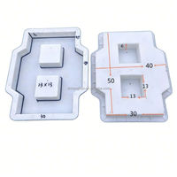 Moules pour carrelage de sol imitation pierre en béton ECFP SHHLP592 40/50/60/70/80cm Pierre artificielle Matériel PP Moulage par injection