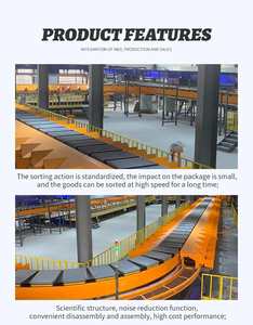 Automatisches modernes Hochgeschwindigkeits-Sortier-Schwenk radsystem DWS-Pakets oftware Restaurant Mining Sorting Food Sorting Conveyor - Product Image 6