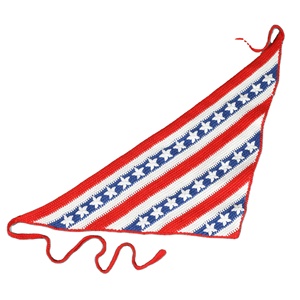 New Independence Day Hairband for Women Triangle Crochet <strong>Hair</strong> <strong>Band</strong> America Flag <strong>Hair</strong> Scarf <strong>Wedding</strong> Embroidery - Product Image 4