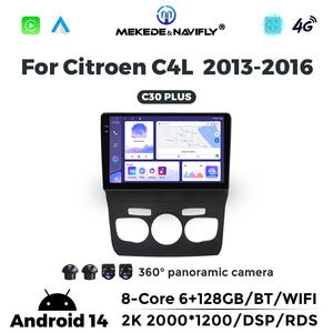 NaviFly Serie C El más nuevo sistema Android IPS 2K Pantalla Car Audio para <span class=keywords><strong>Citroen</strong></span> C4L Soporte 360 Cámara DVR TPMS - Product Image 2