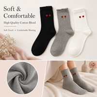 Chaussettes décontractées respirantes pour femmes, en spandex/nylon/coton, tricotées, imprimé animal, logo personnalisé, noir et blanc, pour un usage quotidien