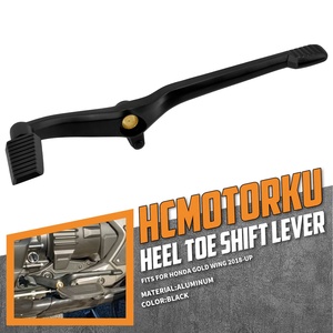 Palanca de cambio de punta de talón de Control de pie de motocicleta Cromo Negro para <span class=keywords><strong>Honda</strong></span> <span class=keywords><strong>Gold</strong></span> <span class=keywords><strong>Wing</strong></span> GL1800 Tour DCT 2018-2021 <span class=keywords><strong>2022</strong></span> 2023 aleación de aluminio - Product Image 2