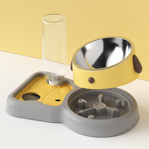 באיכות גבוהה מבושל איטי ללא החלקה קריקטורה כלב מזון מזון ומים ערכות - Product Image 5