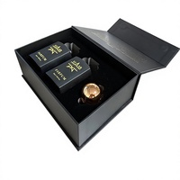 Boîte de parfum de luxe, boîte magnétique personnalisée avec estampage doré et insert en mousse