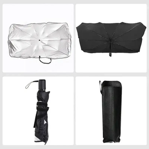 Parasol pliable pour voiture, <span class=keywords><strong>pare</strong></span>-<span class=keywords><strong>brise</strong></span> pliable et résistant aux UV. - Product Image 6
