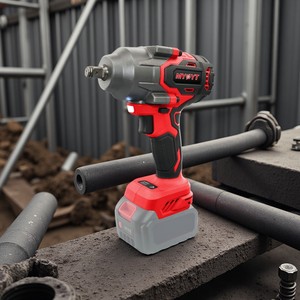 MYOYT Llave <span class=keywords><strong>de</strong></span> <span class=keywords><strong>impacto</strong></span> inalámbrica sin escobillas 20V Batería <span class=keywords><strong>de</strong></span> iones <span class=keywords><strong>de</strong></span> litio 900N. M Max Torque <span class=keywords><strong>1</strong></span>/2 "Drive 0-2300RPM Pantalla LED Torque <span class=keywords><strong>de</strong></span> 3 velocidades - Product Image 2