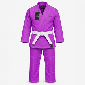 Uniforme de Judo de Primera Calidad, Tela de Algodón, Traje de Entrenamiento de Artes Marciales, Ajuste Cómodo y Elástico, para Adultos, Práctica Profesional - Product Image 1