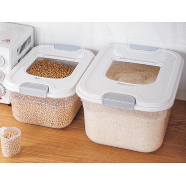 10KG Kitchen Rice Bucket, sealed Rice Box, Household Insect-proof and Moisture-proof Grain Container, Grain Storage Box.