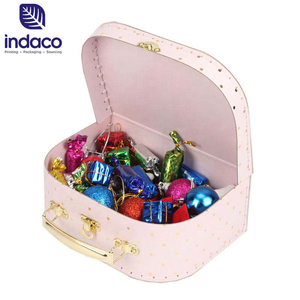 Dongguan Customized Paper <b>Suitcase</b> Baby Cardboard <b>Suitcase</b> for Children <b>Suitcase</b> Paper <b>Box</b> with Handle - Product Image 5