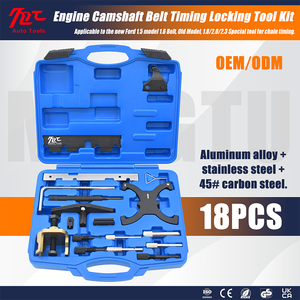Kit d'outils de calage de distribution de moteur <span class=keywords><strong>diesel</strong></span> 1.6 essence en acier 18 pièces MT-TOOLS de haute qualité pour outils de réparation <span class=keywords><strong>Ford</strong></span> - Product Image 1