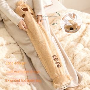 Bouillotte en caoutchouc pour lit et bébé, compresse chaude pour l'hiver, origine Chine, chauffage par injection d'eau - Product Image 3