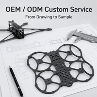 Fabricant de châssis de drones OEM, châssis de drone aérospatial léger, rigide et haute résistance, en fibre de carbone 3K Twill usiné CNC