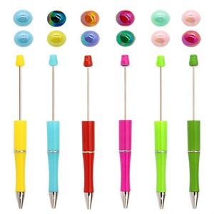 Decoraciones de Cuentas Coloridas Personalizadas para Bolígrafos de Plástico Redondos Creativos - Product Image 4