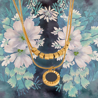 Collier pendentif multicouche Gaovo en coquillage naturel double face, acrylique noir et chaîne en acier inoxydable, bijou de mode, cadeau pour femme
