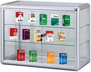 Vitrina <span class=keywords><strong>de</strong></span> Exhibición <span class=keywords><strong>de</strong></span> <span class=keywords><strong>Vidrio</strong></span> <span class=keywords><strong>de</strong></span> Alta Calidad con Marco <span class=keywords><strong>de</strong></span> <span class=keywords><strong>Aluminio</strong></span> Grueso <span class=keywords><strong>y</strong></span> Cerradura, Vitrina <span class=keywords><strong>de</strong></span> Exhibición para Mostrador <span class=keywords><strong>de</strong></span> Joyería - Product Image 4