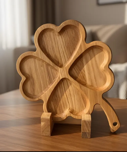 Planche de service en bambou personnalisée, plateau à collation en bois, assiette à apéritif pour le <span class=keywords><strong>camping</strong></span>, décoration de cuisine et de maison - Product Image 6