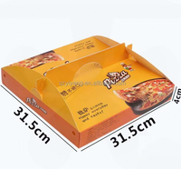 YIYANG Caja de Pizza Corrugada Negra Personalizada de Grado Alimenticio de 9 Pulgadas, Económica, en Paquete de Fábrica