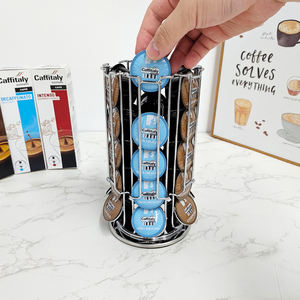 Tchibo döner kahve kutusu braketi tezgah üstü raf depolama yönetici metal ev mutfak dekorasyon kapsül kahve istasyonu - Product Image 4