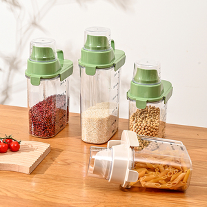 Conteneur de stockage d'aliments pour animaux de compagnie moderne, portable et multifonctionnel <span class=keywords><strong>avec</strong></span> <span class=keywords><strong>couvercle</strong></span> anti-poussière pour usage domestique, facile <span class=keywords><strong>à</strong></span> utiliser pour le stockage et la distribution d'aliments pour chiens et chats - Product Image 5