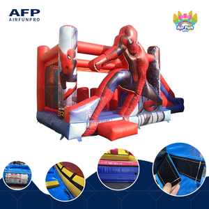 Château gonflable <span class=keywords><strong>Spiderman</strong></span> commercial avec toboggan pour fêtes d'enfants - Product Image 3