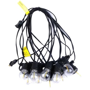 48 pies 15 Edison bombillas inastillables cuerda colgante LED luces de cadena al aire libre para el exterior - Product Image 1