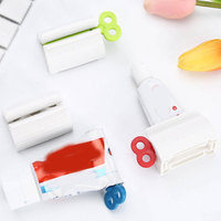 Presse-dentifrice manuel ABS multifonctionnel à clipser, support non pliable pour salle de bain domestique