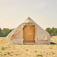 Colonne d'air intégrée, abri solaire extérieur pour le camping, extension de 16cm, mât d'air en TPU, tente gonflable pour le glamping
