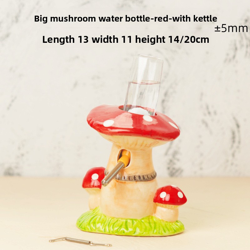 Big Mushroom Kettle (Golden Bear)-Red
