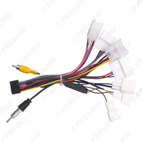 Kabel Adaptor Retrofit 16-pin Toyota 2004-2024 Kompatibel Model 6617; Kabel Daya Khusus untuk Layar Besar Android